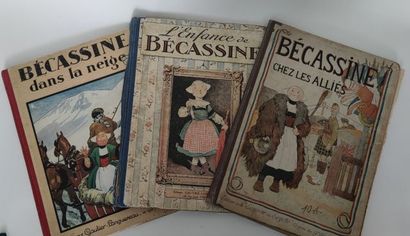 PINCHON Joseph (1871 - 1953). Bécassine lot...