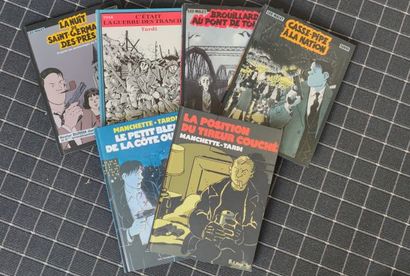 TARDI Jacques (né en 1946). Lot de 6 albums...