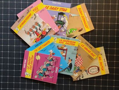MORRIS (1923 - 2001). Lot de 9 albums Lucky...