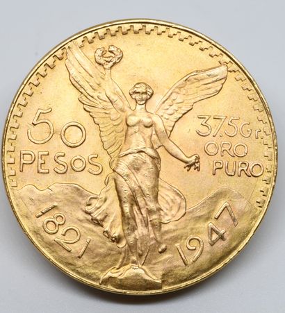 MEXIQUE. Une pièce de 50 Pesos Or.