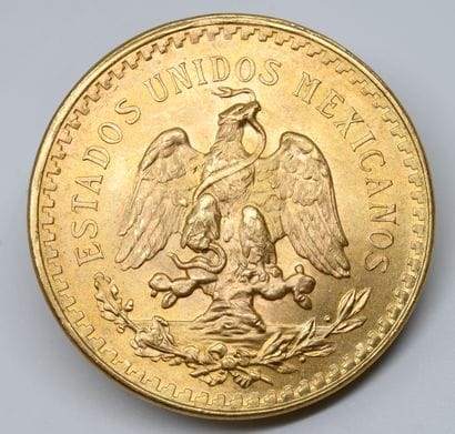 MEXIQUE. Une pièce de 50 Pesos Or.