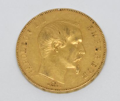 
FRANCE. Une pièce de 50 Francs or. 1857
