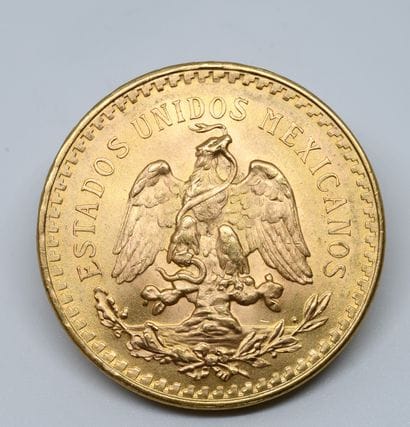MEXIQUE. Une pièce de 50 Pesos Or.