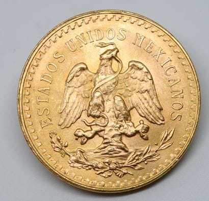 MEXIQUE. Une pièce de 50 Pesos Or.