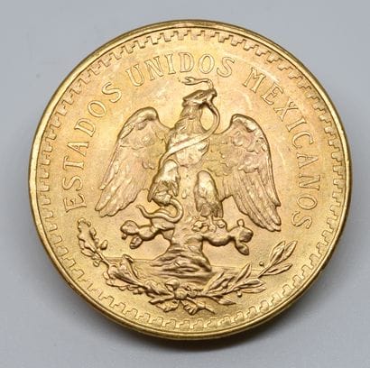MEXIQUE. Une pièce de 50 Pesos Or.
