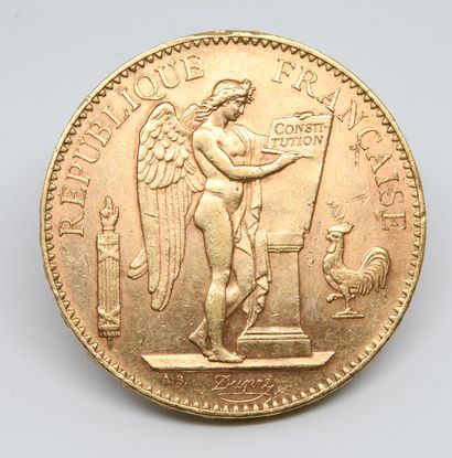 FRANCE. Une pièce 100 Francs or. 1906