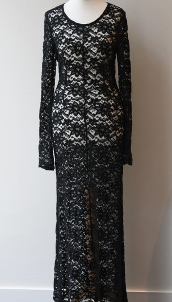 Georges RECH. long dress, long sleeves in...