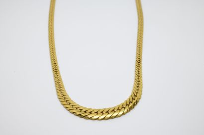 Collier maille anglaise or jaune 750‰

Poinçon...