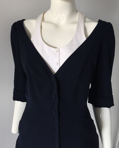 Thierry MUGLER, Paris. Trouser suit in midnight...