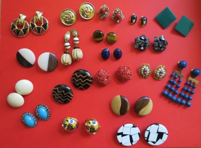 Lot de 19 clips d'oreilles (pour oreilles...