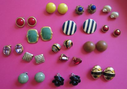 Lot de 15 clips d'oreilles (pour oreilles...