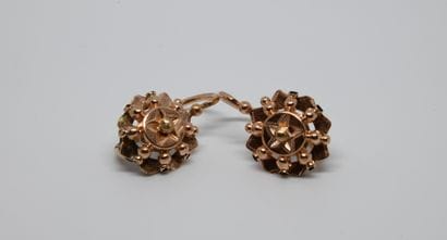 Pair of dormeuses, 19th century, in pink...