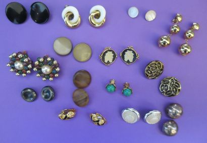 Lot de 14 clips d'oreilles (pour oreilles...