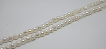 Freshwater pearl choker, baroque (diameter...