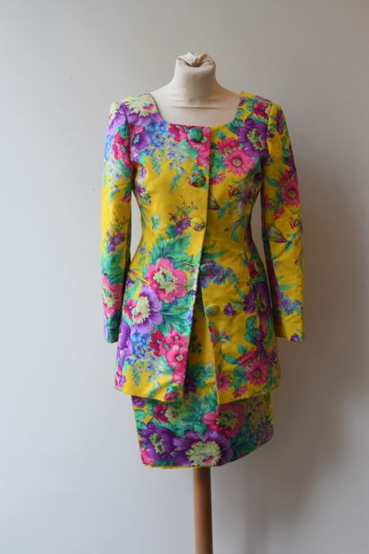 Georges RECH. cotton and lycra outfit, big...