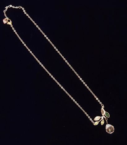 Collier de la maison Swarovski maille jaseron...