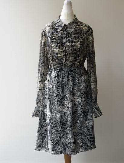KENZO JEANS. Polyester blouse and skirt set...
