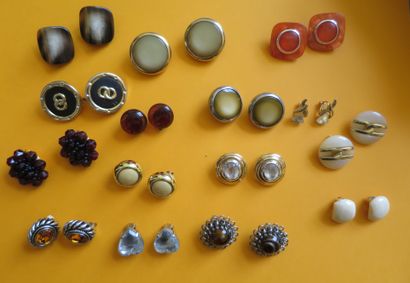 Lot de 15 clips d'oreilles (pour oreilles...