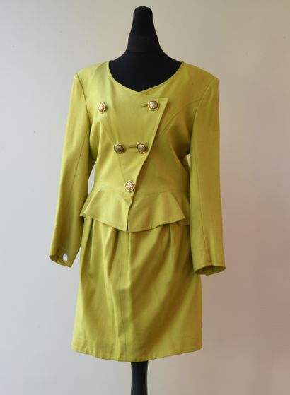 Christian LACROIX. Suit, straight knee-length...