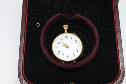 Petite montre de col en or jaune 750‰

Poinçon...