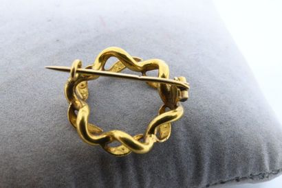 Broche ancienne XIXème, formée d’or jaune...