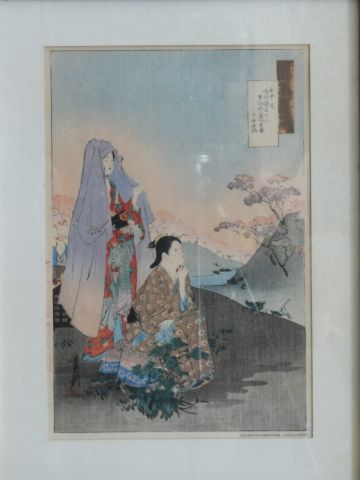 Set of three lithographs after 19th century...