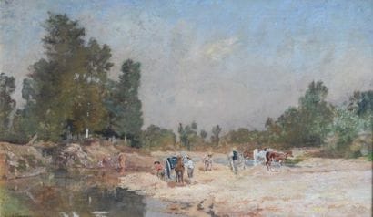 Charles Beauverie (1839-1924)

Troupeau en...