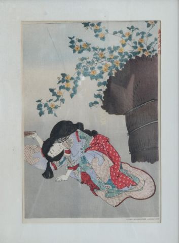 Set of three lithographs after 19th century...