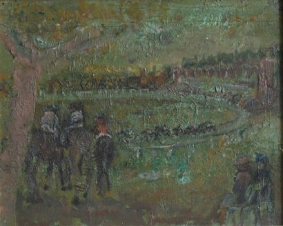 René HAMIOT (1912-1975)

Le champ de courses....