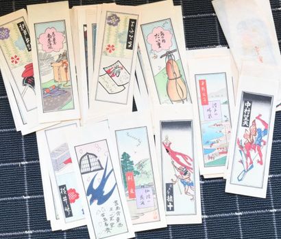 JAPAN, early 20th century. 

Suite of forty-five...