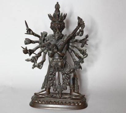 CHINA, late 19th - early 20th century. 

Shiva...