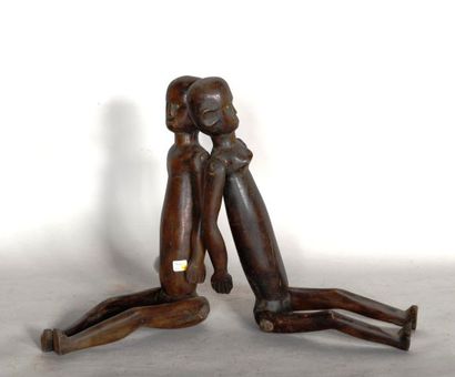 TANZANIE 

Couple de statuettes articulées...