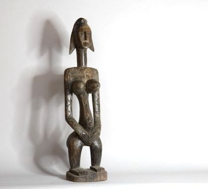MALI 

Grande statue en bois dur à patine...