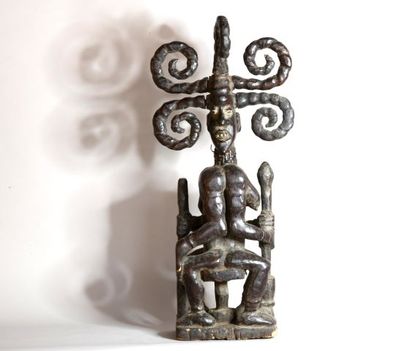 NIGERIA 

Grande statue ( visage double)...