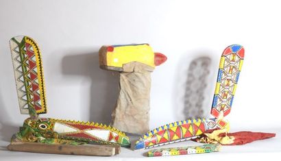 MALI 

Trois marionnettes dont une figurant...