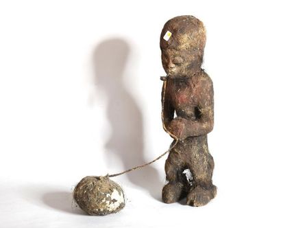 DAHOMEY 

Fétiche en fibre et bois

XXe,...