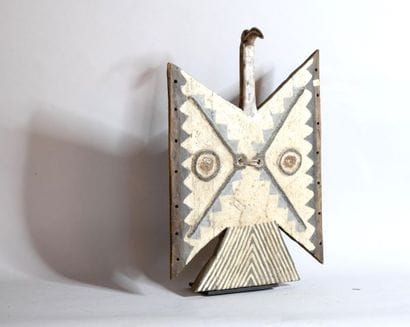 BURKINA-FASO 

Masque en bois polychrome

XXe,...