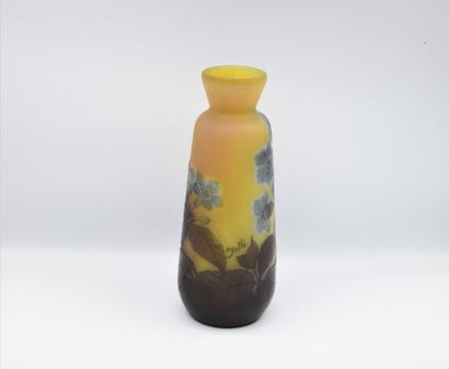 
ETABLISSEMENTS GALLE. Vase in multi-layered...