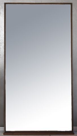 Miroir en bois naturel sculpté d'un épais...