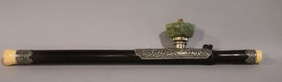 CHINE fin XIXe - début XXe. 

Pipe à opium...