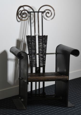 Jean-Luc SIBAND (XXe)

Fauteuil en fer forgé,...