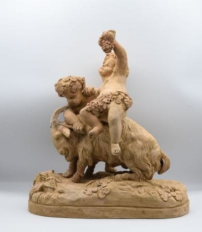 D'après Clodion

Putti jouant sur un bouc

Sculpture...