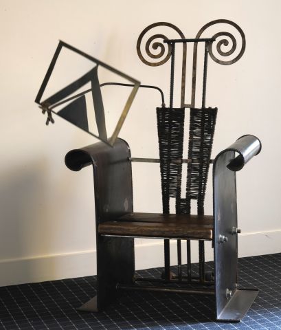 Jean-Luc SIBAND (XXe)

Fauteuil en fer forgé,...