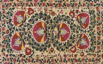 
Broderie Suzani Shakhrisyabz Sud ouest Ousbékistan...