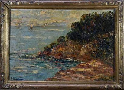 Bernard COWEZ (XIX-XXe)

Le matin, baie d’Agay...