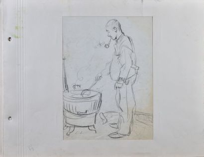 Léon LEHMANN (1873-1953)

La cuisine du soldat

Dessin...
