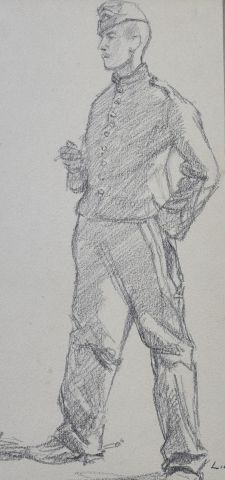 Léon LEHMANN (1873-1953)

Soldat debout,...
