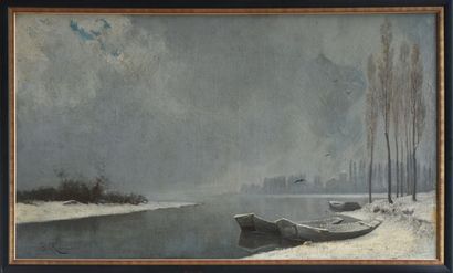 Gustave KARCHER (1831-1908)

Rivière en Hiver,...