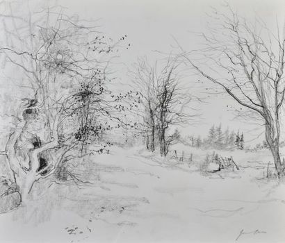 Bernard GANTNER (1928-2018)

Paysage d’hiver...