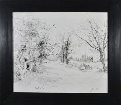 Bernard GANTNER (1928-2018)

Paysage d’hiver...